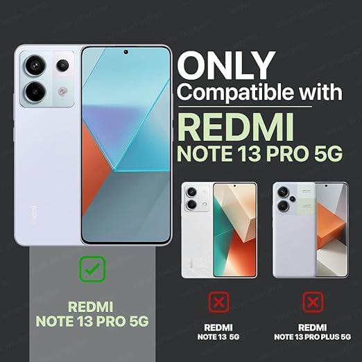 Image of Case Creation Brand - Mobile Cover for Xiaomi Redmi Note 13 (Soft & Flexible Back Case), Transparent