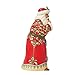 Enesco Jim Shore Heartwood Creek Santa with Toy Bag Shush Quiet Figurine- Stone Resin Hand Painted Crafted Collectible Santa Figurines Christmas Home Decor Statue, 8.46 Inch