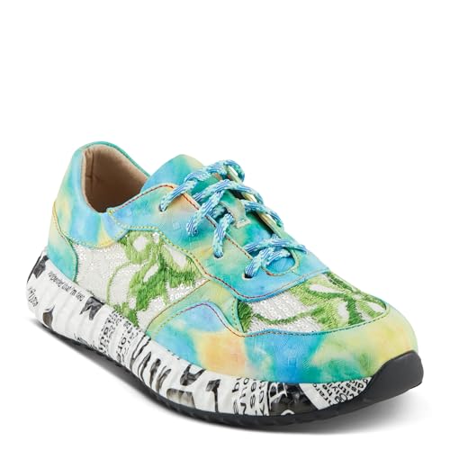 Spring Step L'Artiste Women's Emelie Fashion Sneaker - Stylish Sequin and Embroidered Athletic Shoes for Adventurous Souls2