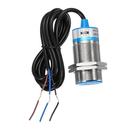 MECCANIXITY Inductive Proximity Sensor, PNP NO M30 DC 6-36V 300mA Proximity Switch Detector Approach Sensor 10mm 3 Wire for Industrial Automation LJ30A3-10-Z/BY