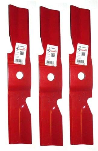 Set of 3 Hi-Lift Blades Exmark Lazer Z HP Triton 50'' Decks 103-9605/103-9605S