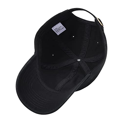 Bitcoin Embroidered Mens Baseball Cap Cotton Washed Baseball Hat - Image 3
