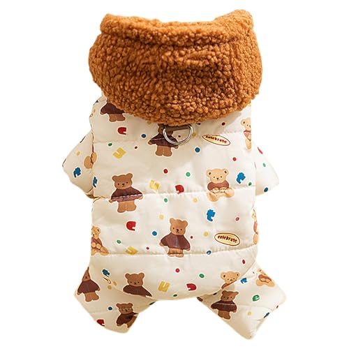 Chaqueta para perros pequeños – Abrigo para perros fríos, abrigo para perros, abrigo cálido para gatos, ropa para cachorros, abrigo suave con diseño de perro, chaqueta de invierno para perros con