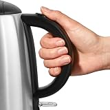 Czajnik elektryczny - Melitta - Prime Aqua mini Top, stal nierdzewna, 1,0 l, 2200 W, zewnętrzny wskaźnik poziomu wody, 1018-03