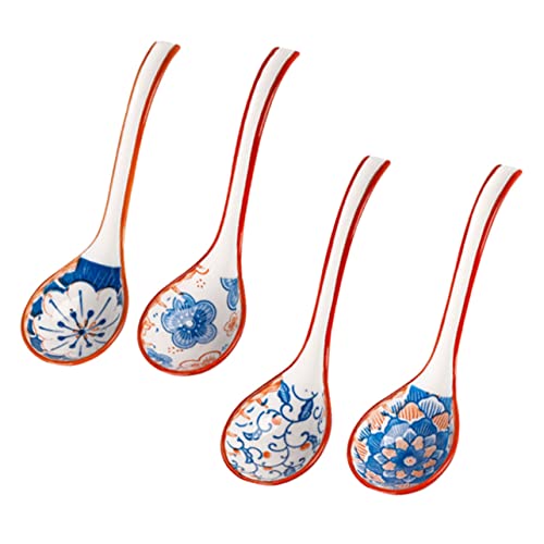 UPKOCH 16 Peças De Colher De Cerâmica Talheres De Macarrão Puxado À Mão De Cerâmica