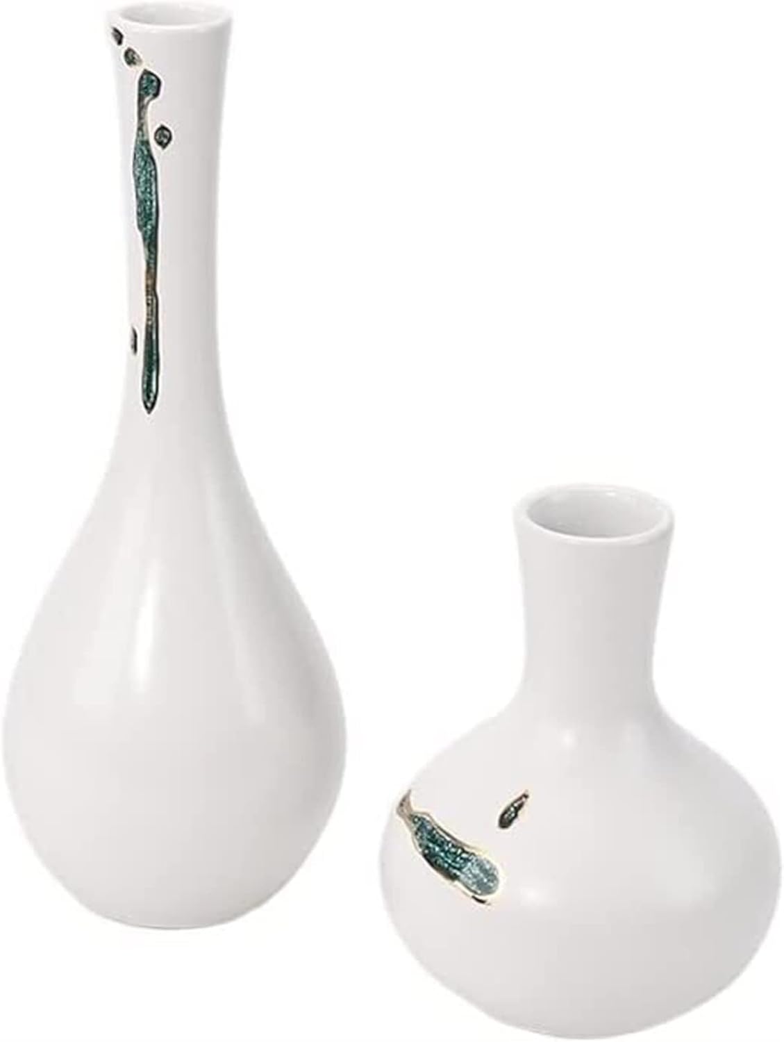 中国古美術 旧蔵珐琅彩瓷器花瓶 純手描き 茶道具 置物 観賞瓶 文房具