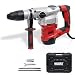 Produktbild HECHT Bohrhammer & Stemmhammer  Starke 9,0 Joule  1600 Watt  max 560 U/min - SDS MAX leichte Werkzeugaufnahme  Top Kombihammer/Schlagbohrmaschine - Set 1 x Bohrer & 1 x Meißel  Zubehör, Koffer