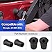 ZyloPlinx 2PCS Spare Tire Carrier Bumper Bump Stop Rubber Exterior Accessories Compatible with Wrangler JK 2007-2018 Part Number 55395993AB