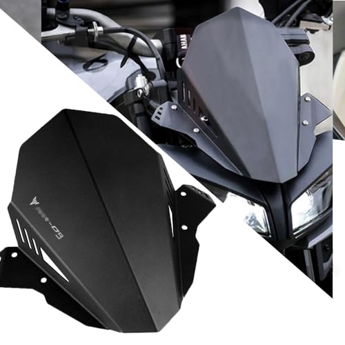 Pare-Brise MT09 Noir pour Moto Yamaha MT-09 2017-2020