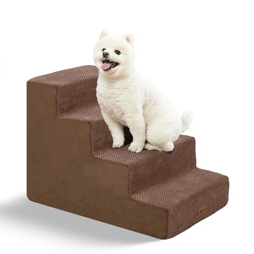 GGIB Escadas para Cães para Cães Pequenos, Gatos, Degraus Antiderrapantes para Cães, para Cama Alta,