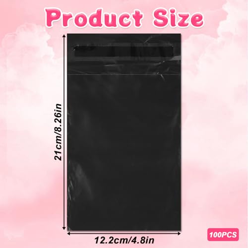 100 Pcs Sanitary Napkin Disposal Bags, Women Tampon Disposal Bags, Feminine Disposable Bag for Sanitary Pads, Privacy, Black Sealed Opaque