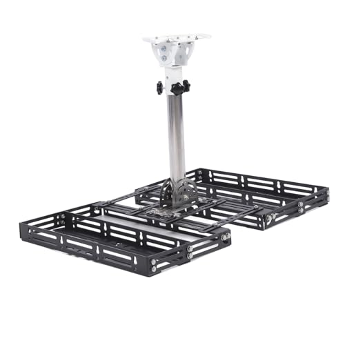 Xixian Rectangular Satellite Roof Mount 360 Degree Rotatable Tilt Adjustable for Mini Antenna with Complete Stainless Steel Mounting Kit