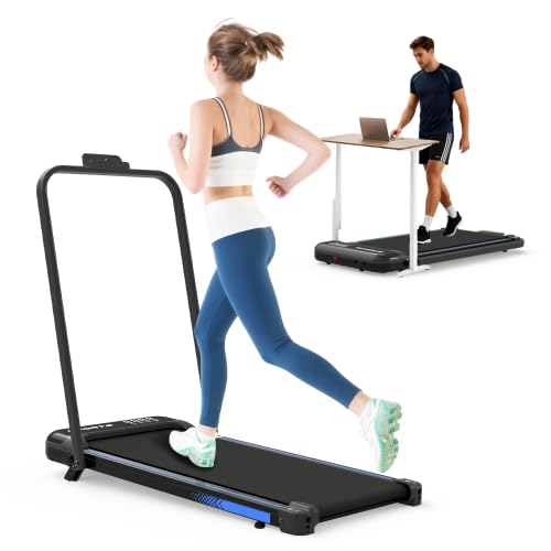 Under Desk Treadmill 3 in 1, Foldable Walking Pad for Home & Office, 2.5 HP Motor, Remote Control, Incline, Compact Design