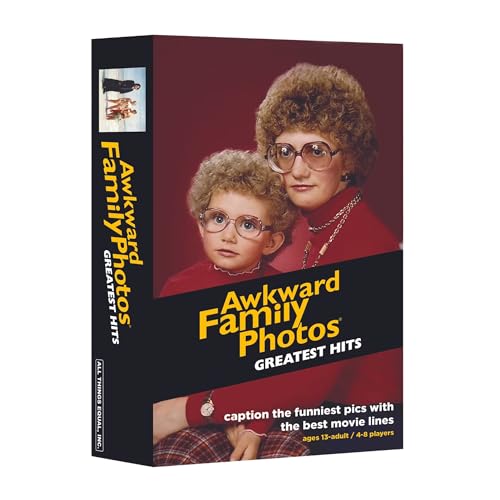 Awkward Family Photos Greatest Hits - Caption Hilarious Pics with Memorable Movie Lines, Best of Original & Vol 2, plus New Pics & Movie Lines, Age 13 & Up, Better Cards, Bigger Images & A Card Box