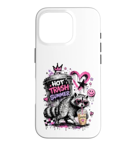 Hot Trash Summer �A���C�O�} �A�C�X�R�[�q�[ �X�g���[�g�A�[�g �X�}�z�P�[�X iPhone 16 Pro �p