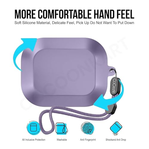 Image of Silicone Case Cover Compatible for Realme Buds Air 8 (2026) (Master Purple)