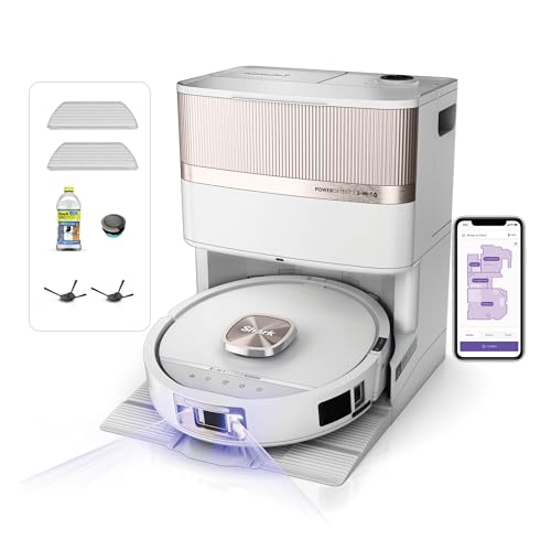 Shark PowerDetect UV Reveal Robot Mop and Vacuum White AV3010XEUKWH