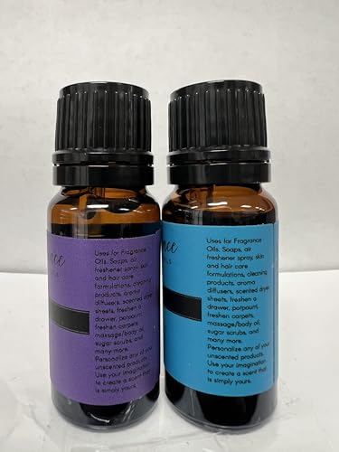 Image of Eternal Essence Oils 2 Pack 10ml Premium Fragrance Oil - Eucalyptus & Lavender - for Candle, Soap Making, Aromatherapy, Diffusers, Home Care, & Humidifiers
