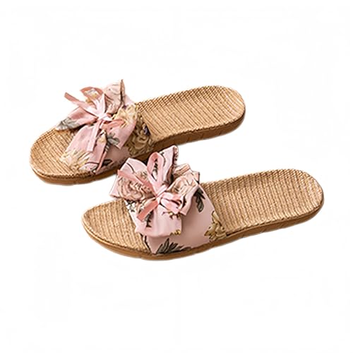 Générique Sandale Femme Ete Chic Et Confortable - Claquettes Femme Ete Plage Chaussons Antidérapante Sandales Bout Ouvert Pantoufles Avec Fleur Claquettes...