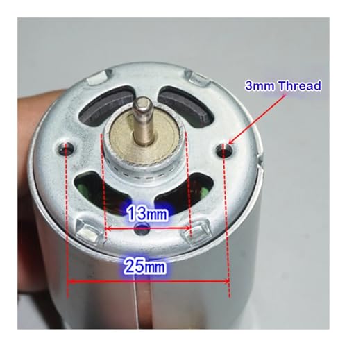 Moteur électronique DC 12V 550 à couple élevé pour modélisme RC - 4