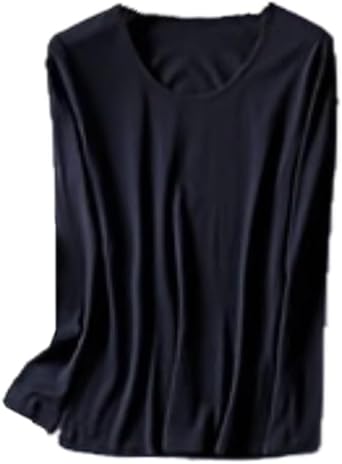 Womens Silk Long Johns Sets Thermal Underwear Leggings Mulberry Silk Base Layer Pajama Set