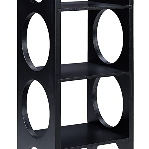 Casier à vin compact en bambou noir pour optimiser les petits espaces - 7