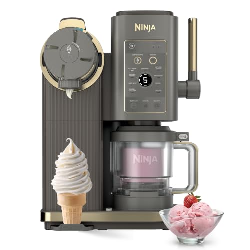 Image of Ninja Creami Scoop & Swirl 13-in-1 Ice Cream and Soft Serve Maker, NC701BR