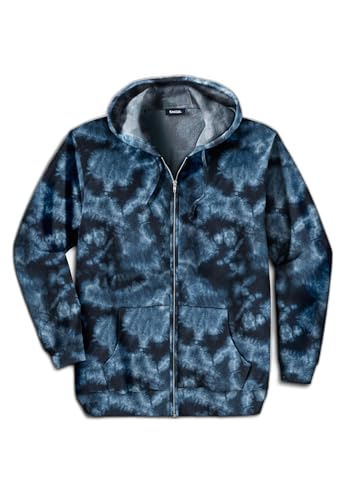Image of KingSize Men's Big & Tall Fleece Zip-front Hoodie Jacket