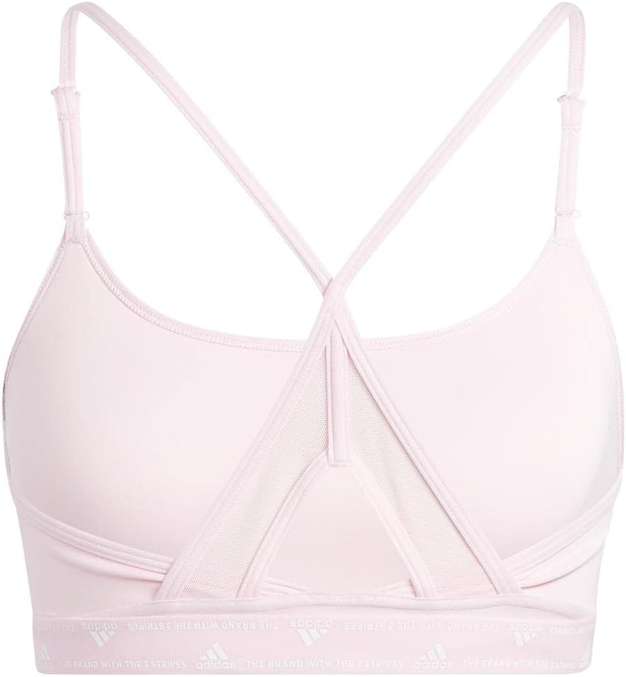adidas Womens Aeroreact Training Light Support Bra Black 2X