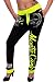 Produktbild Violento Damen Lange Trainingshose | Monte Carlo 592 (Schwarz/Neongelb | M)