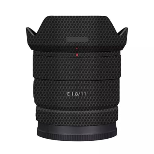 Autocollant anti-rayures pour objectif d'appareil photo Sony E 11 mm F1.8 G noir