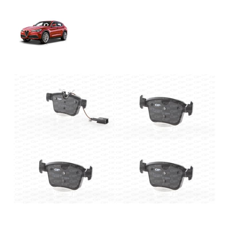 Kit pastiglie freno posteriori compatibile con Alfa Romeo Stelvio 2016+