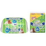 【本体+詰め替え】デオクリーン ウェットティッシュ 本体70枚 ウェットティッシュつめかえ用 70シート(x 3) 純水99% オリジナルメッセージカード付