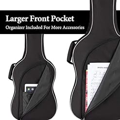 CAHAYA Housse pour Guitare Basse électrique Gigbag Sac à Dos étui Souple rembourré Sac à Dos Noir rembourré Etui Souple… - Les Beatles, Paul McCartney, John Lennon, RIngo Starr, George Harrison CAHAYA Housse pour Guitare Basse électrique Gigbag Sac à Dos étui Souple rembourré Sac à Dos Noir rembourré Etui Souple… – Image 6