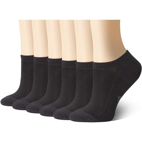 +MD No Show Socks for Women and Men, Viscose Bamboo Soft Athletic Running Moisture Wicking Short Casual Sports Socks 6 Pairs