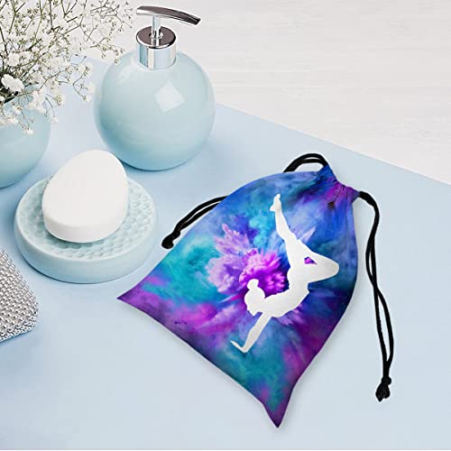 Gymnastics Drawstring Grip Bags Storage Pouch Gym Bag For Women Waterproof Adjustable 9.7 X 12 In & 16 X 14 In #TOP4