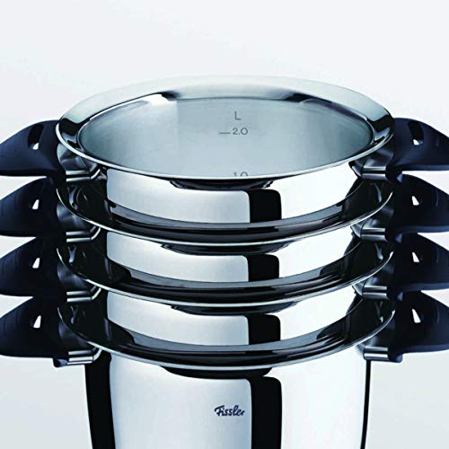Fissler Intensa Edelstahl-Topfset, 5-teilig, für alle Herdarten