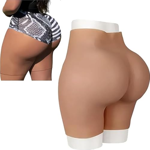 GZYLCH Silicone Panty Big Butt Lifter Hip Enhancer Crossdressing Underwear for Cosplay Crossdressing Drag Queen,Light Skin,L