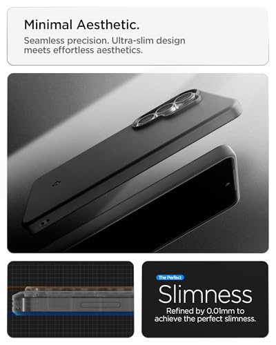 Image of Spigen Thin Fit MagFit | Samsung Galaxy S26 Ultra Case [Air-Cushion Technology] Galaxy S26 Ultra Back Cover | TPU+PC - Black