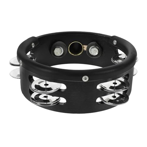Yardwe Percussion Tambourine Drum Set Cymbal Accessory Multigenre Compatibility Bright Sound Longlasting Materials