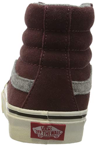 Vans Vans Sk8 Hi Slim Womens 5 / Mens 3.5 Vintage Suede Red Mahogany