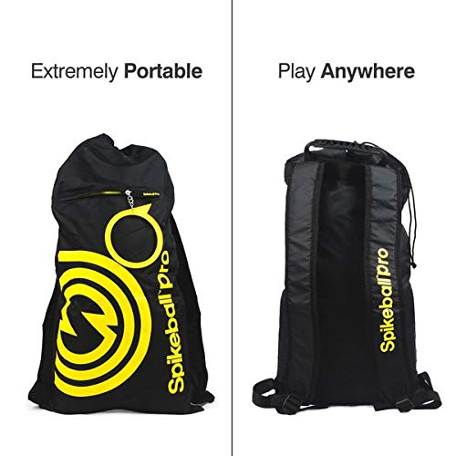 Spikeball Pro Kit (Tournament Edition) - Includes Upgraded Stronger Playing Net, New Balls Designed to Add Spin, Portable Ball Pump Gauge, Backpack - As Seen on Shark Tank TV