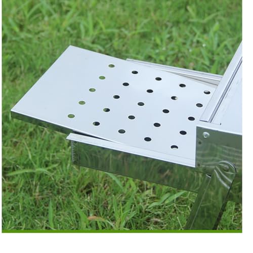 Poêle d'extérieur à charbon de bois en acier inoxydable durable - 6