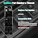 Master Power Door Lock Window Control Switch for 1997-2001 Toyota Camry (not XLE), for 1998-1999 Avalon for 98 99 00 01 02 Corolla Driver Side Power Window Controller Switch 84820-AA011