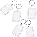 Produktbild SUNSHINETEK 50 STÜCKE Klare Foto Schlüsselanhänger Leere Acryl Foto einfügen Schlüsselbund Personalisierte Benutzerdefinierte Bilderrahmen Schlüsselanhänger Schlüsselanhänger mit Spaltring für DIY Ges