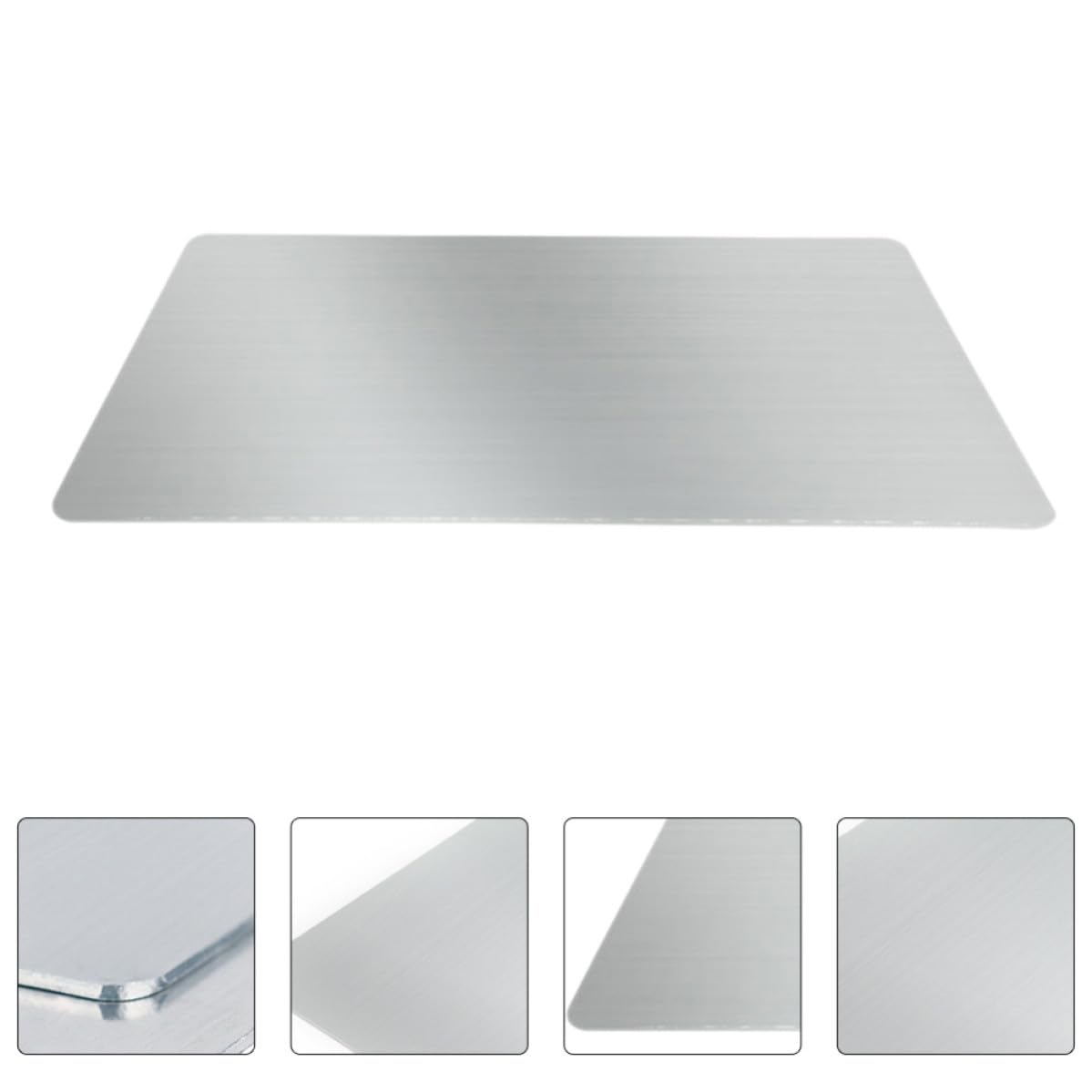 CLISPEED Wärmeableitende Kühlmatte aus Aluminium 50x30cm für Haustiere Schnell Kühlend geeignet für Meerschweinchen und Hamster