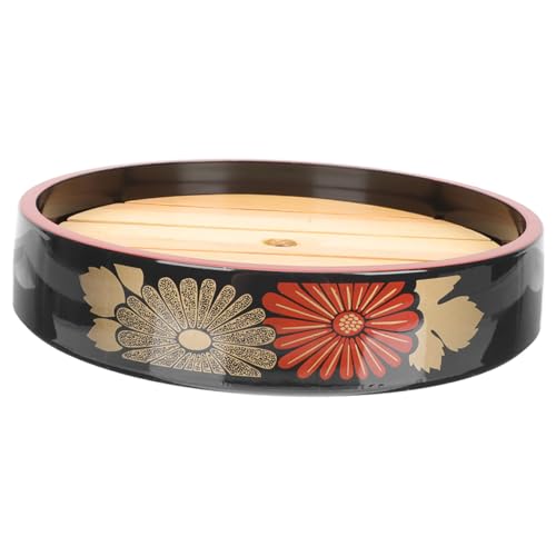 Bandeja para servir sushi NUOBESTY 24.5cm redonda miniatura 1