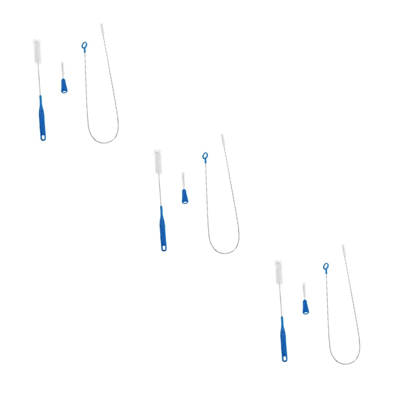 FRCOLOR 9stücke Teiliges Set Flexible Reinigungsbürsten Für Flaschen Und Röhren Hygienische Von Babyflaschen Wasserflaschen Und Langlebige Kratzfreie Materialien Weiß