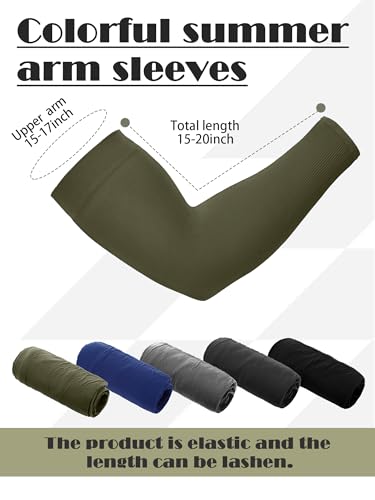Image of Boao 10 Pcs UV Arm Sleeves Tattoo Cover