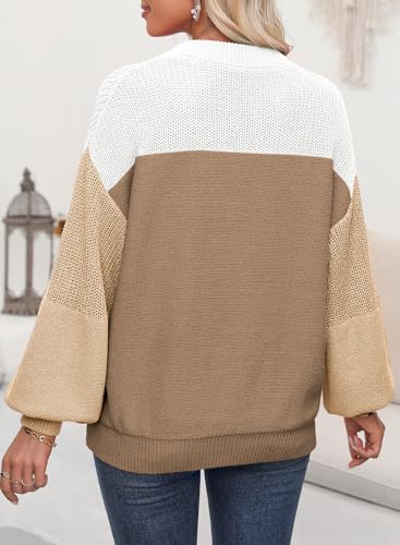 Image of Dokotoo Women's Oversized Long Sleeve Crewneck Pullover Sweaters